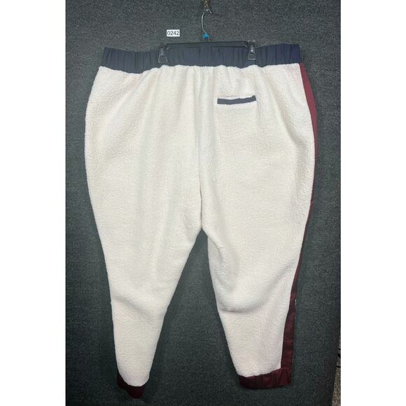 Fila Faux Sherpa Pants Womens Size 4X Ivory Super Soft Curve Collection - Picture 2 of 11